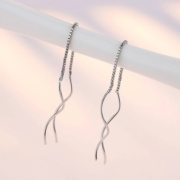 Sterling Silver 925 Earrings - Picture 3 of 5